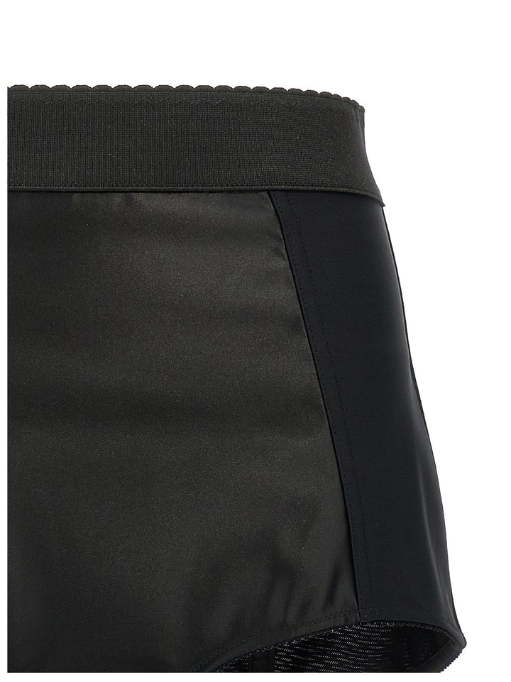 Women’s Dolce &amp; Gabbana Black Polyamide Bermuda Shorts
