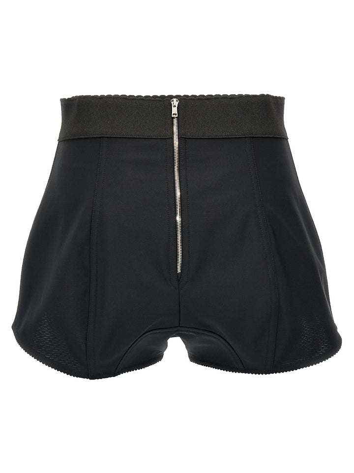 Women’s Dolce &amp; Gabbana Black Polyamide Bermuda Shorts