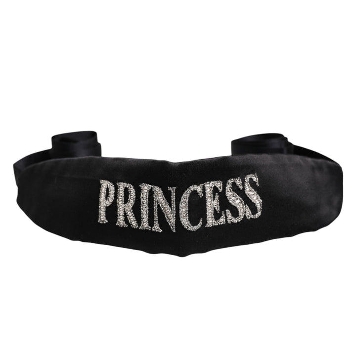 Women’s Dolce &amp; Gabbana Black Princess Fantasy Braided Waist Belt