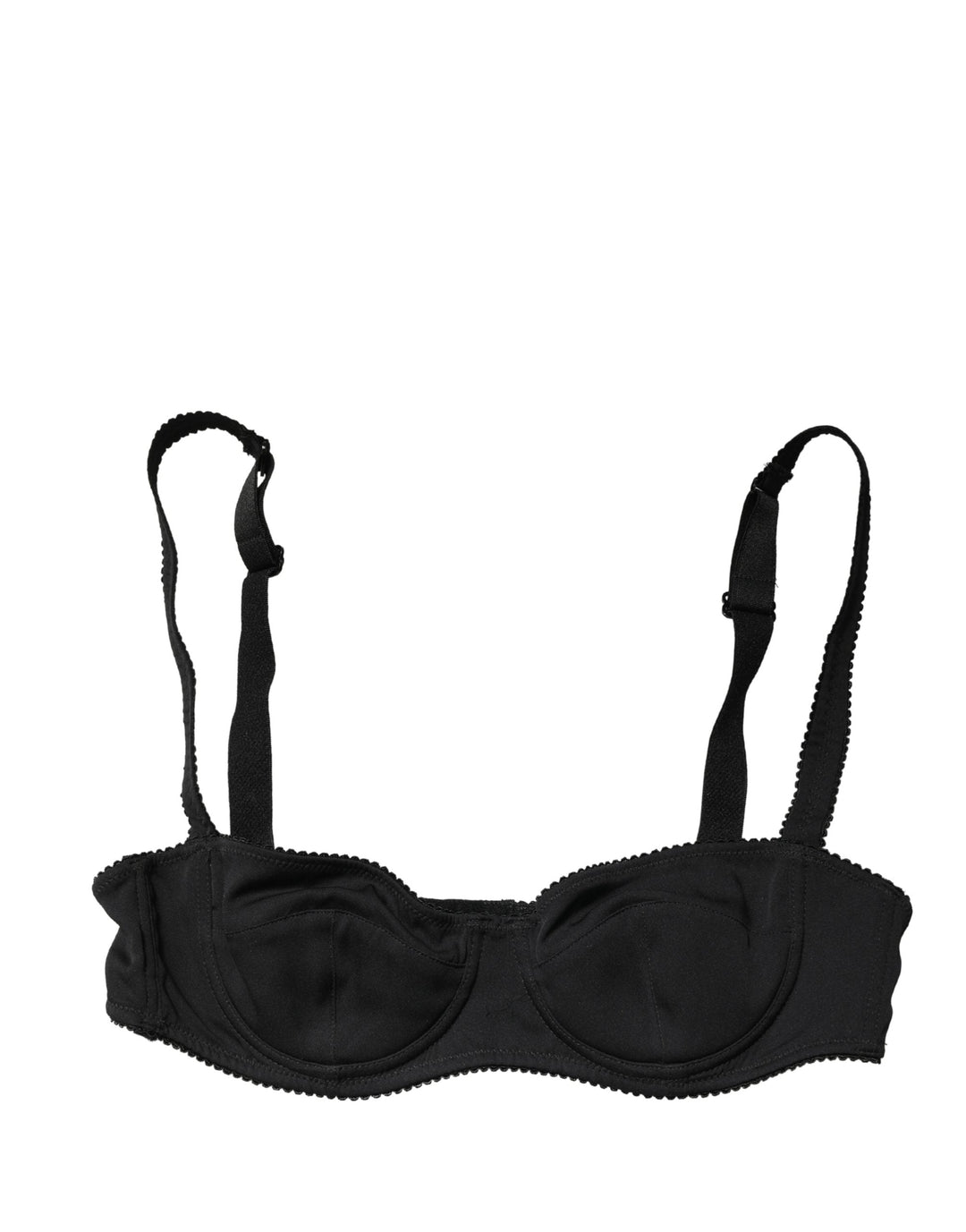 Women’s Dolce &amp; Gabbana Black Semi-pad Underwire Balconette Bra Underwear