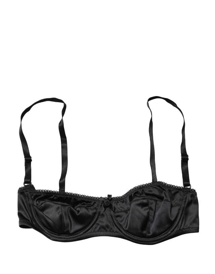 Women’s Dolce &amp; Gabbana Black Semi-pad Underwire Balconette Bra Underwear