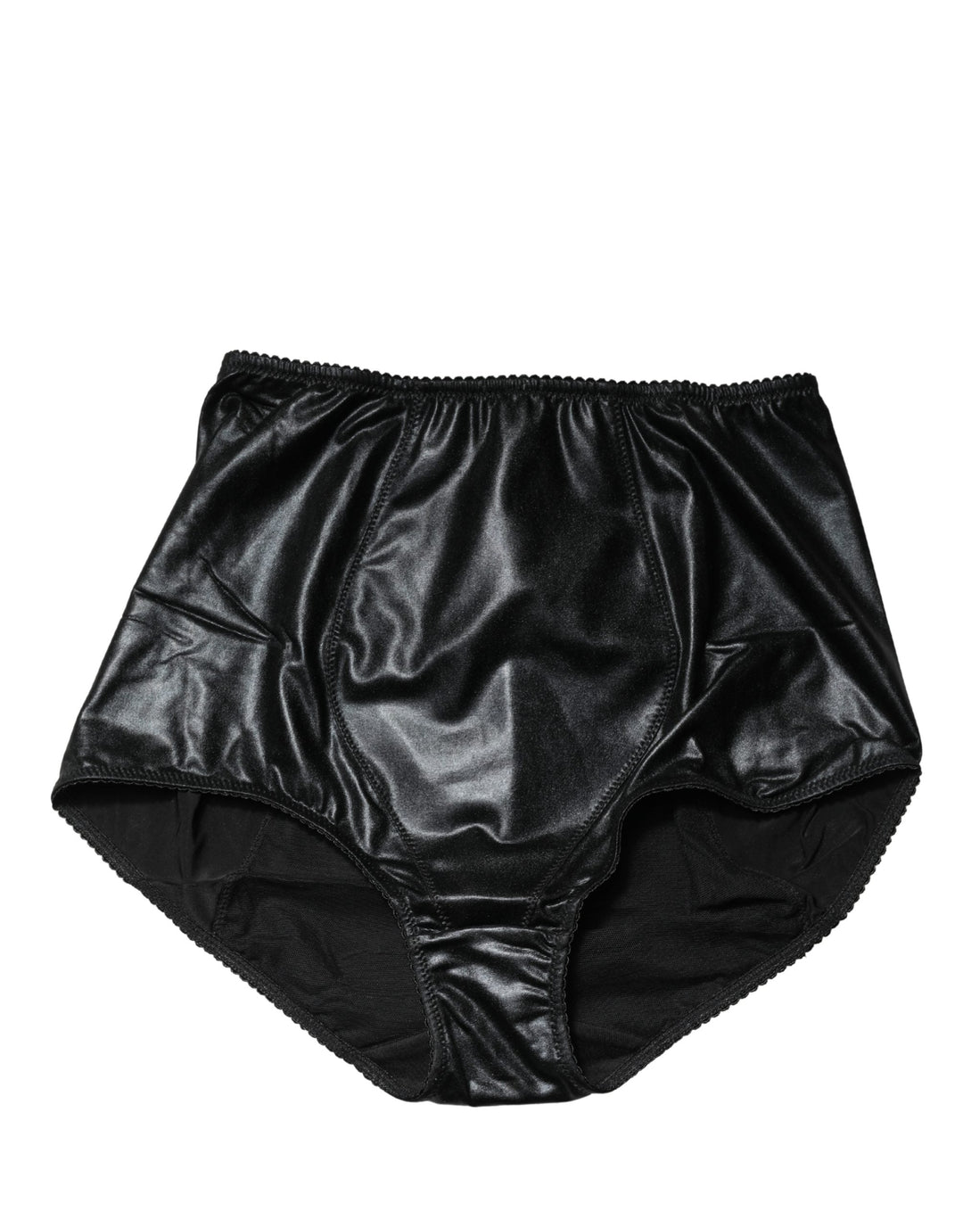 Women’s Dolce &amp; Gabbana Black Silk Blend High Waist Girdle Panty Underwear