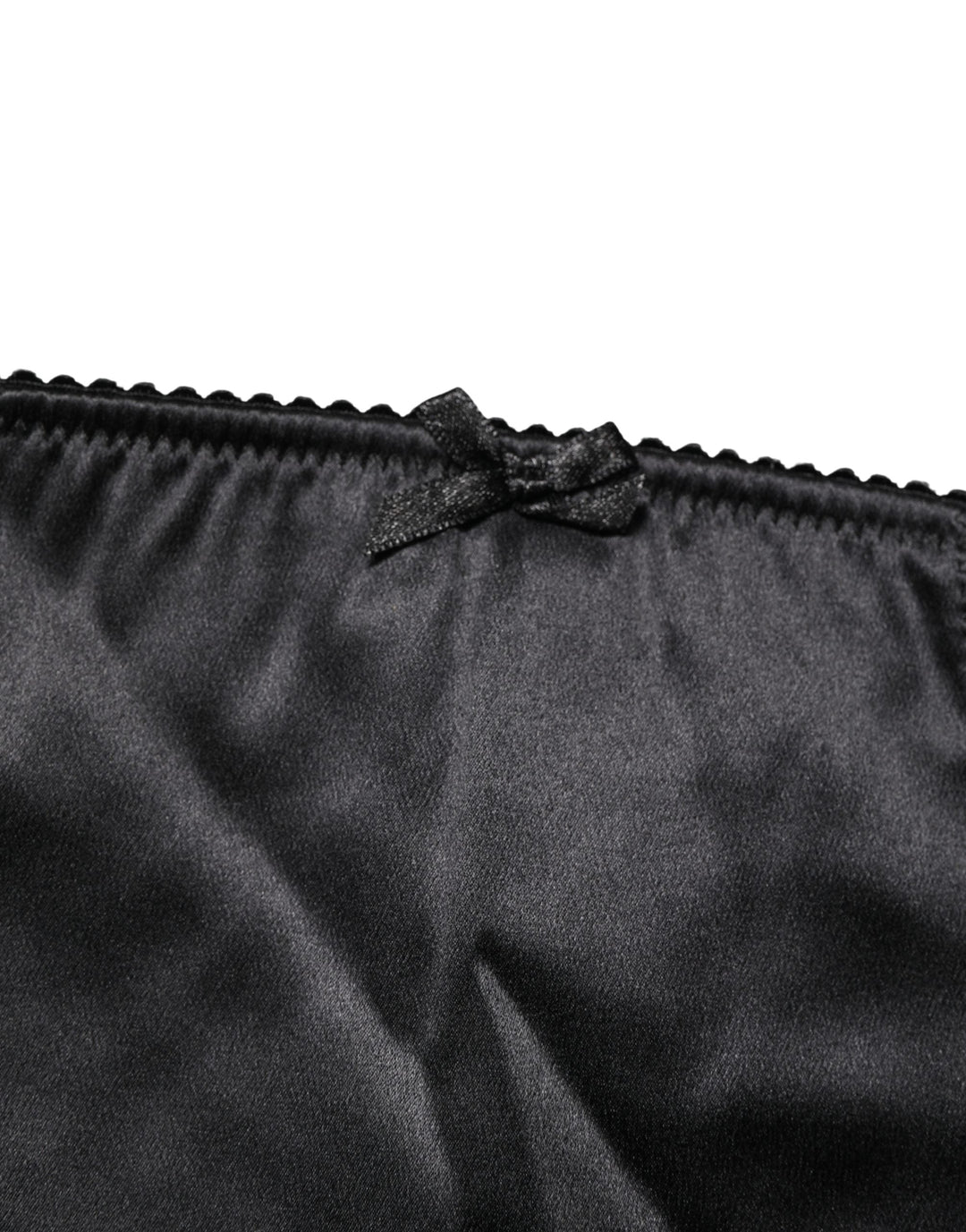 Dolce &amp; Gabbana Black Silk Blend High Waist Girdle Panty Underwear