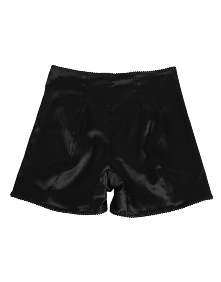 Women’s Dolce &amp; Gabbana Black Silk Stretch Slip Cycling Women Underwear