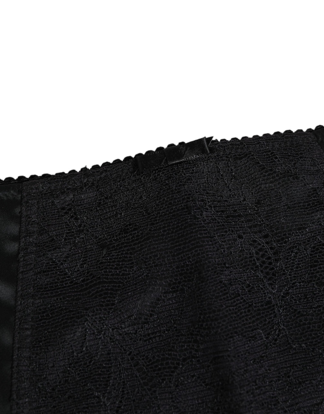 Women’s Dolce &amp; Gabbana Black Silk Stretch Slip Cycling Women Underwear