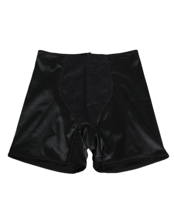 Women’s Dolce &amp; Gabbana Black Silk Stretch Slip Cycling Women Underwear