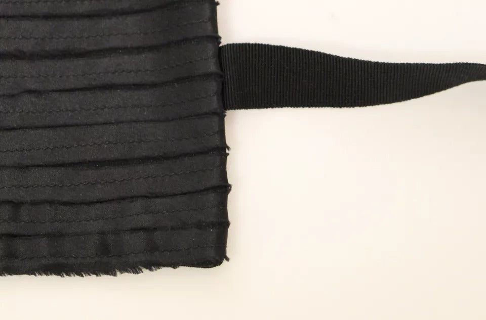 Women’s Dolce &amp; Gabbana Black Silk Womens Waist Cummerbund