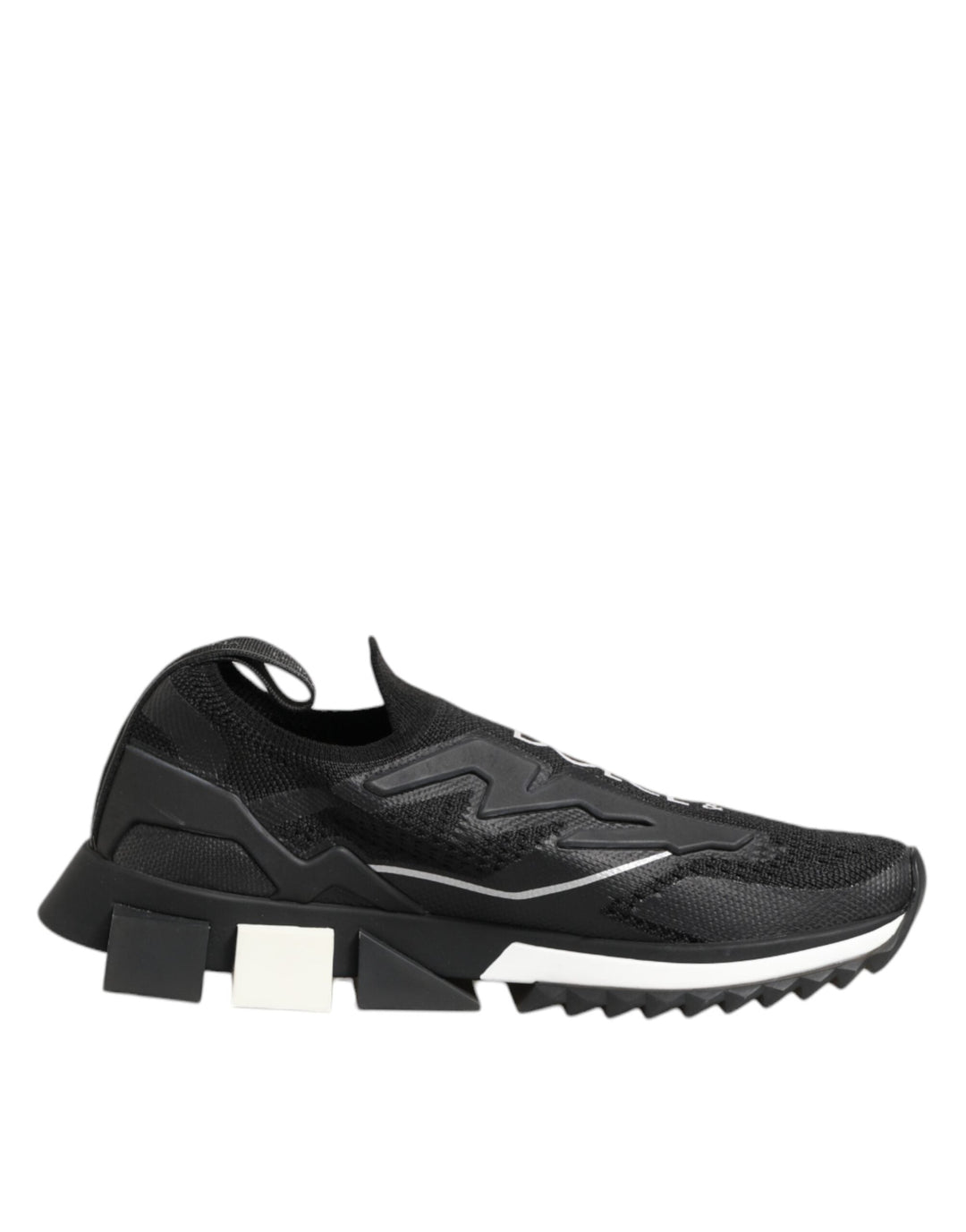 Dolce &amp; Gabbana Black SORRENTO Sport Stretch Sneakers Shoes