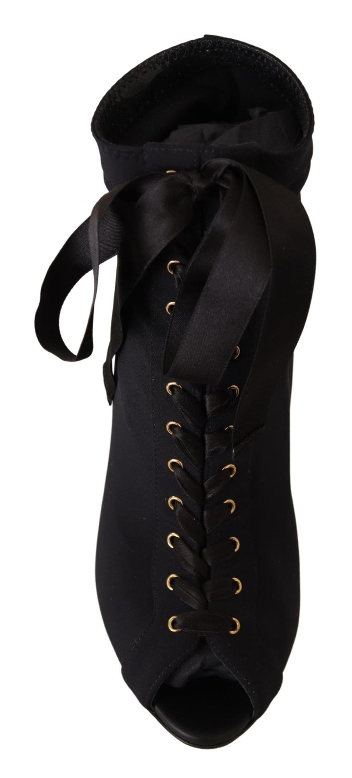Women’s Dolce &amp; Gabbana Black Stretch Short Ankle Boots Shoes