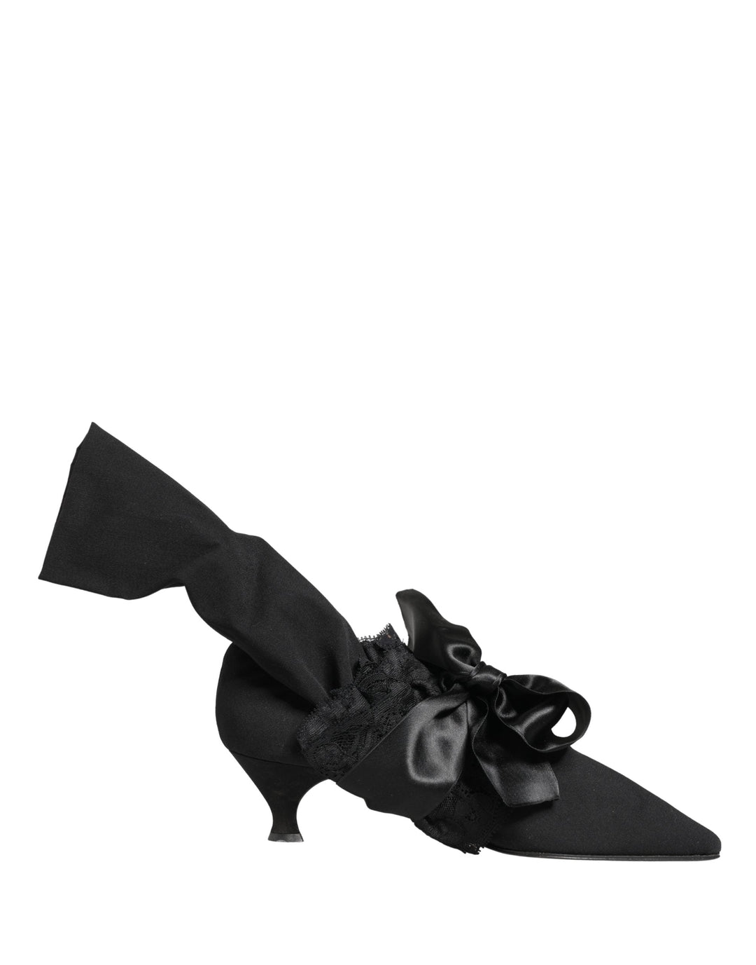 Women’s Dolce &amp; Gabbana Black Suede Mid Calf Boots Shoes