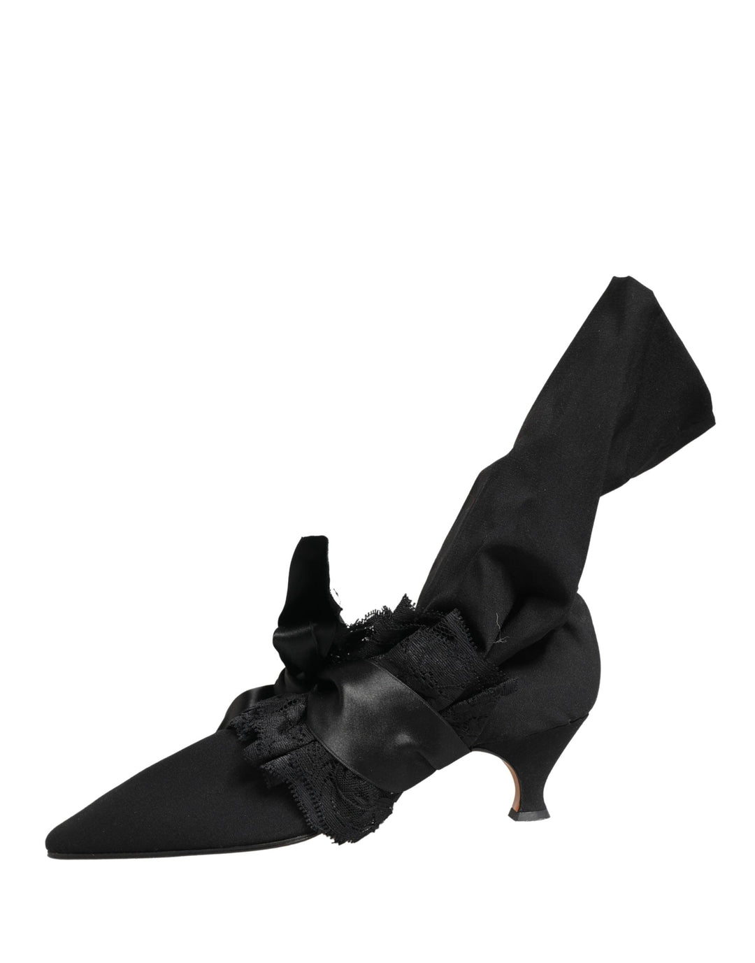 Women’s Dolce &amp; Gabbana Black Suede Mid Calf Boots Shoes