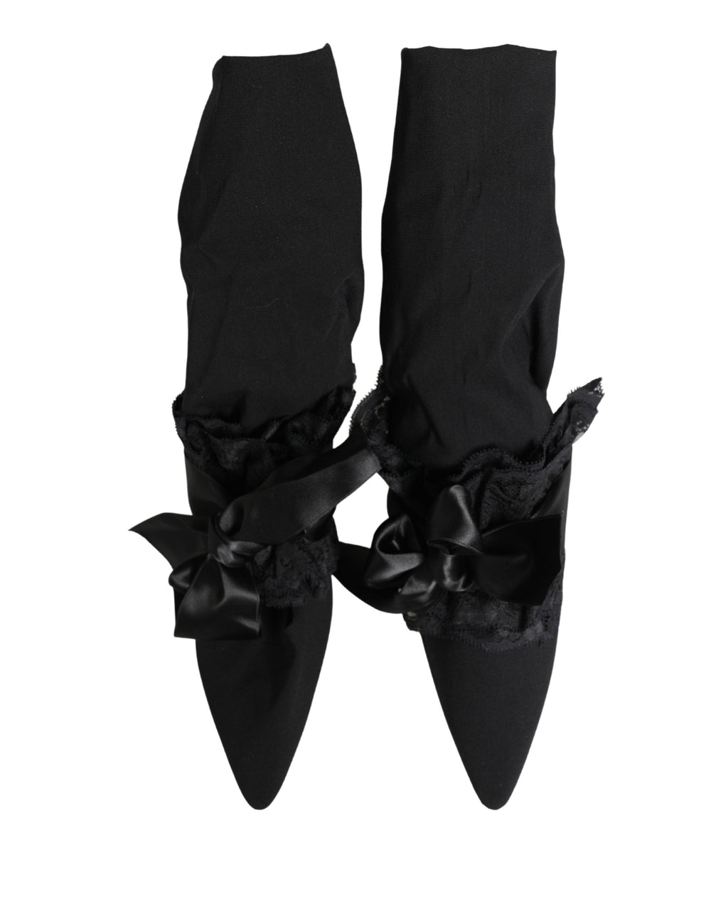 Women’s Dolce & Gabbana Black Suede Mid Calf Boots Shoes