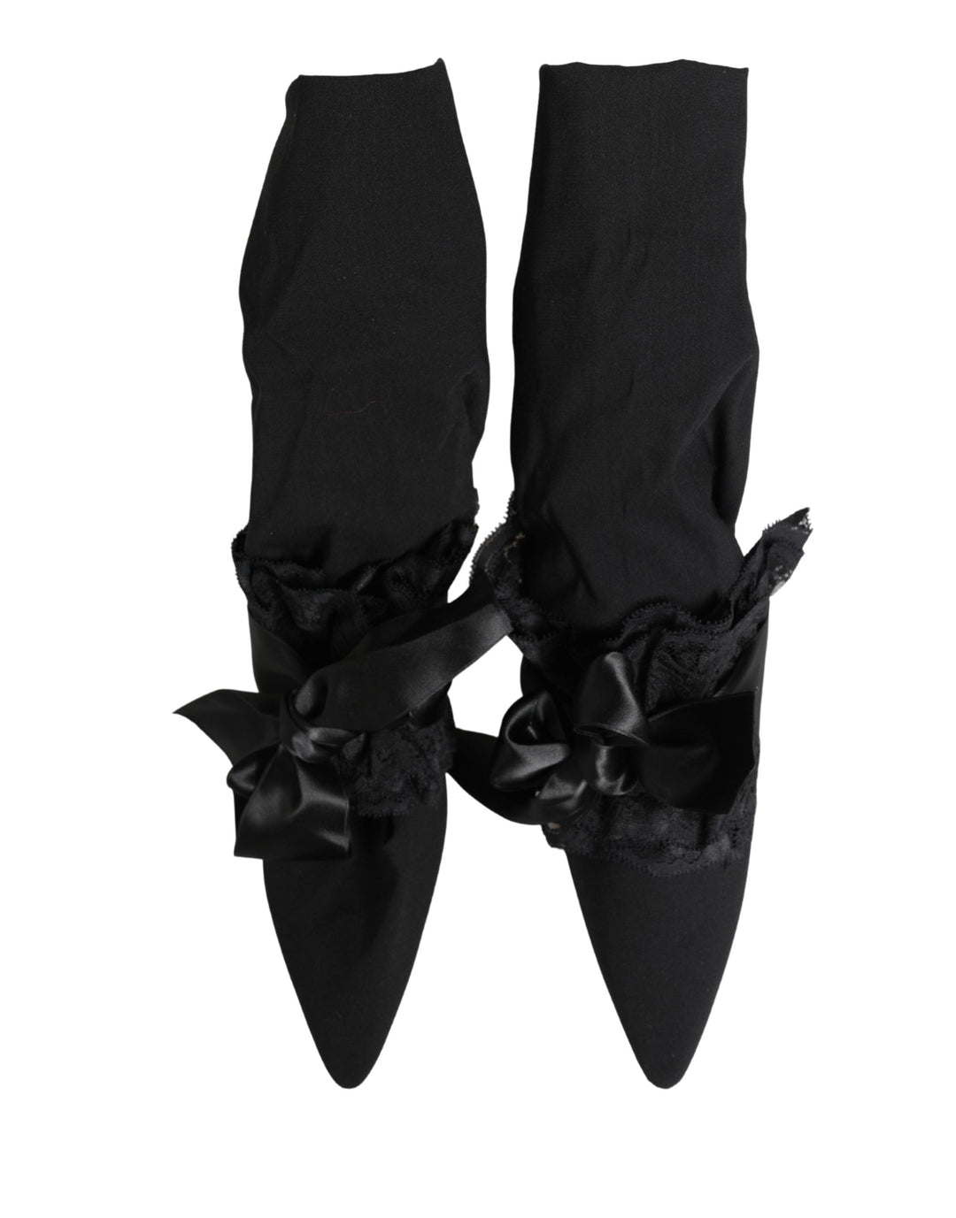 Women’s Dolce &amp; Gabbana Black Suede Mid Calf Boots Shoes