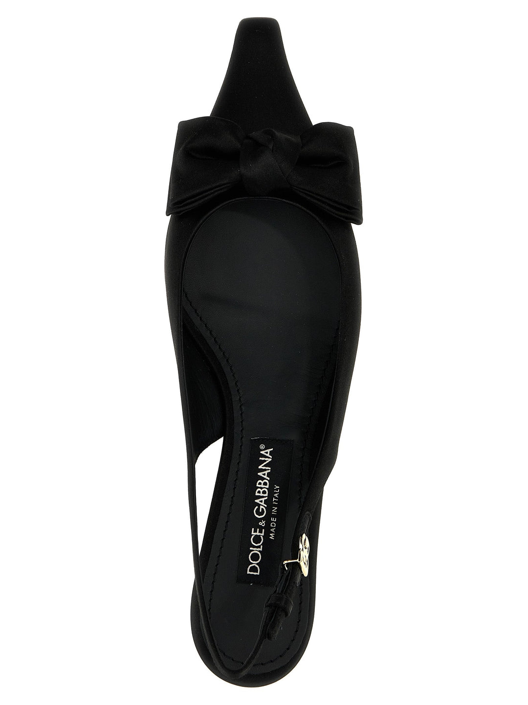 Women’s Dolce &amp; Gabbana Black Viscose Mid Heel Pumps