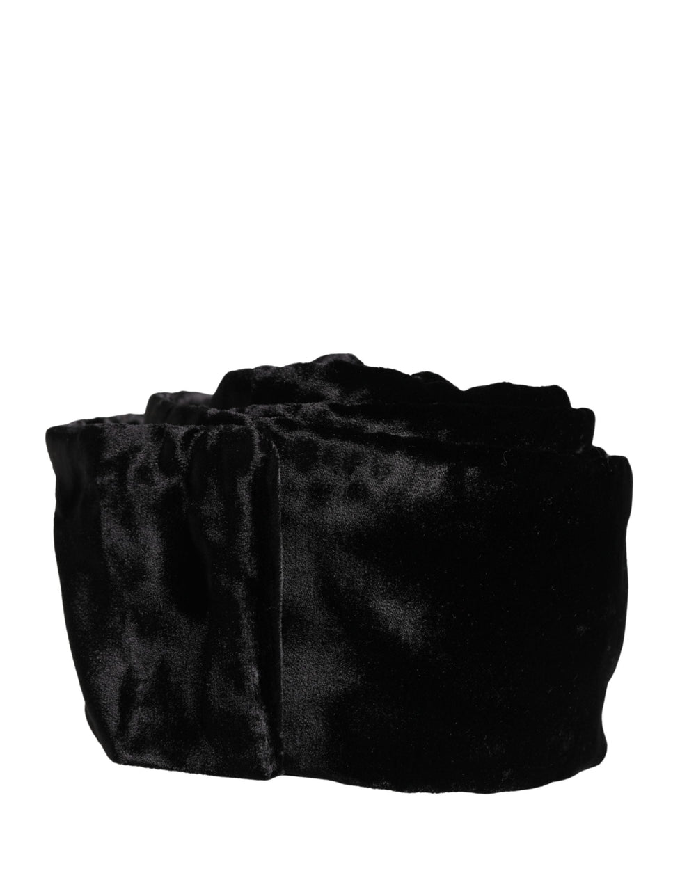 Women’s Dolce & Gabbana Black Viscose Satin Waist Women Cintura Belt