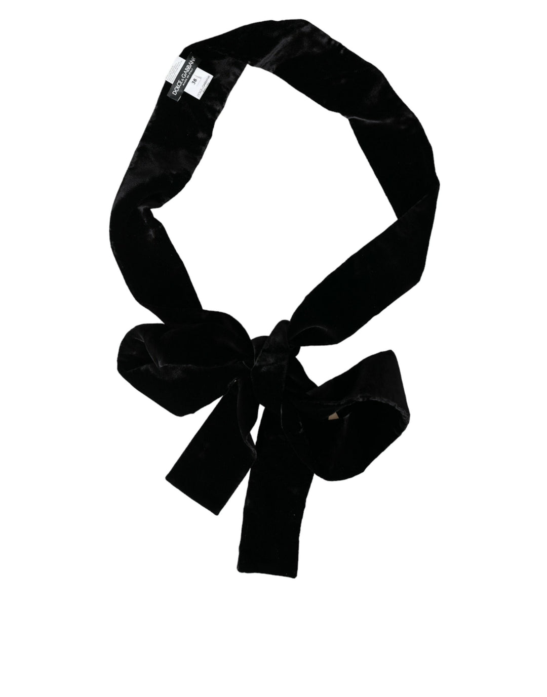 Women’s Dolce &amp; Gabbana Black Viscose Wide Waist Women Belt