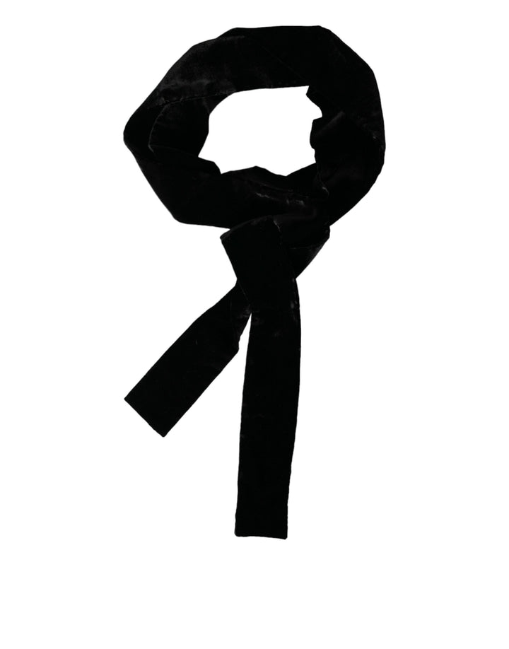 Women’s Dolce &amp; Gabbana Black Viscose Wide Waist Women Belt