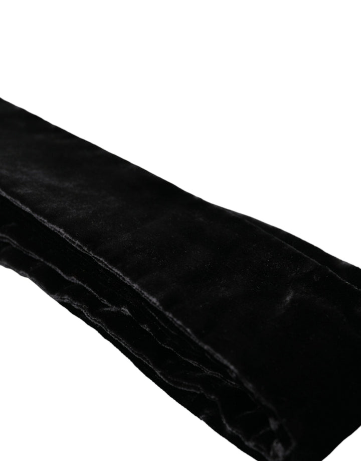 Women’s Dolce &amp; Gabbana Black Viscose Wide Waist Women Belt