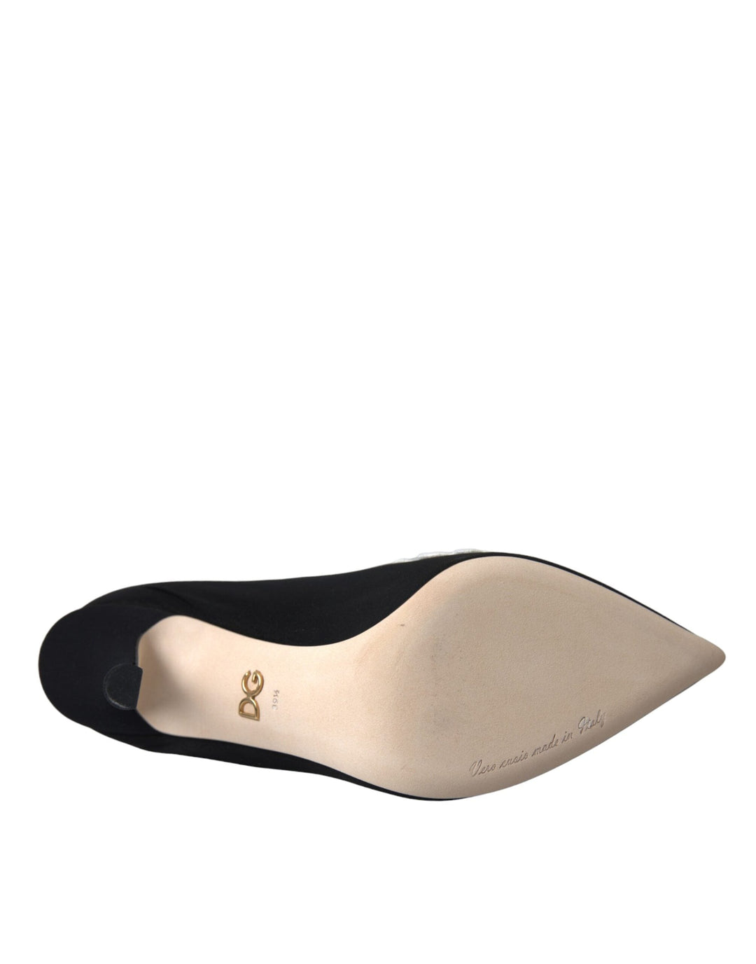 Women’s Dolce &amp; Gabbana Black White Embroidery Slip on Boots Shoes
