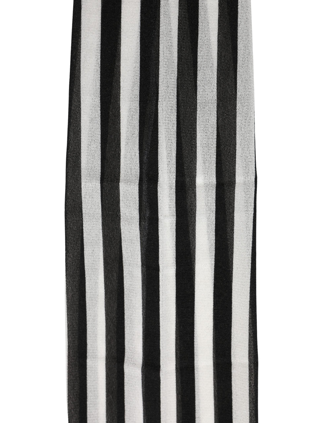 Women’s Dolce &amp; Gabbana Black White Stripes Tights Stocking Pantyhose Socks