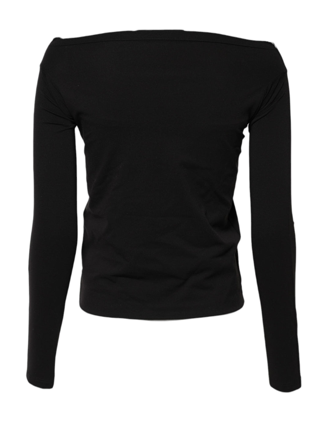 Women’s Dolce &amp; Gabbana Black Wool Shrug Crew Neck Pullover Sweater