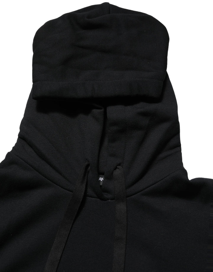 Women’s Dolce &amp; Gabbana Blackwhite Appliqué Hooded Sweatshirt Sweater