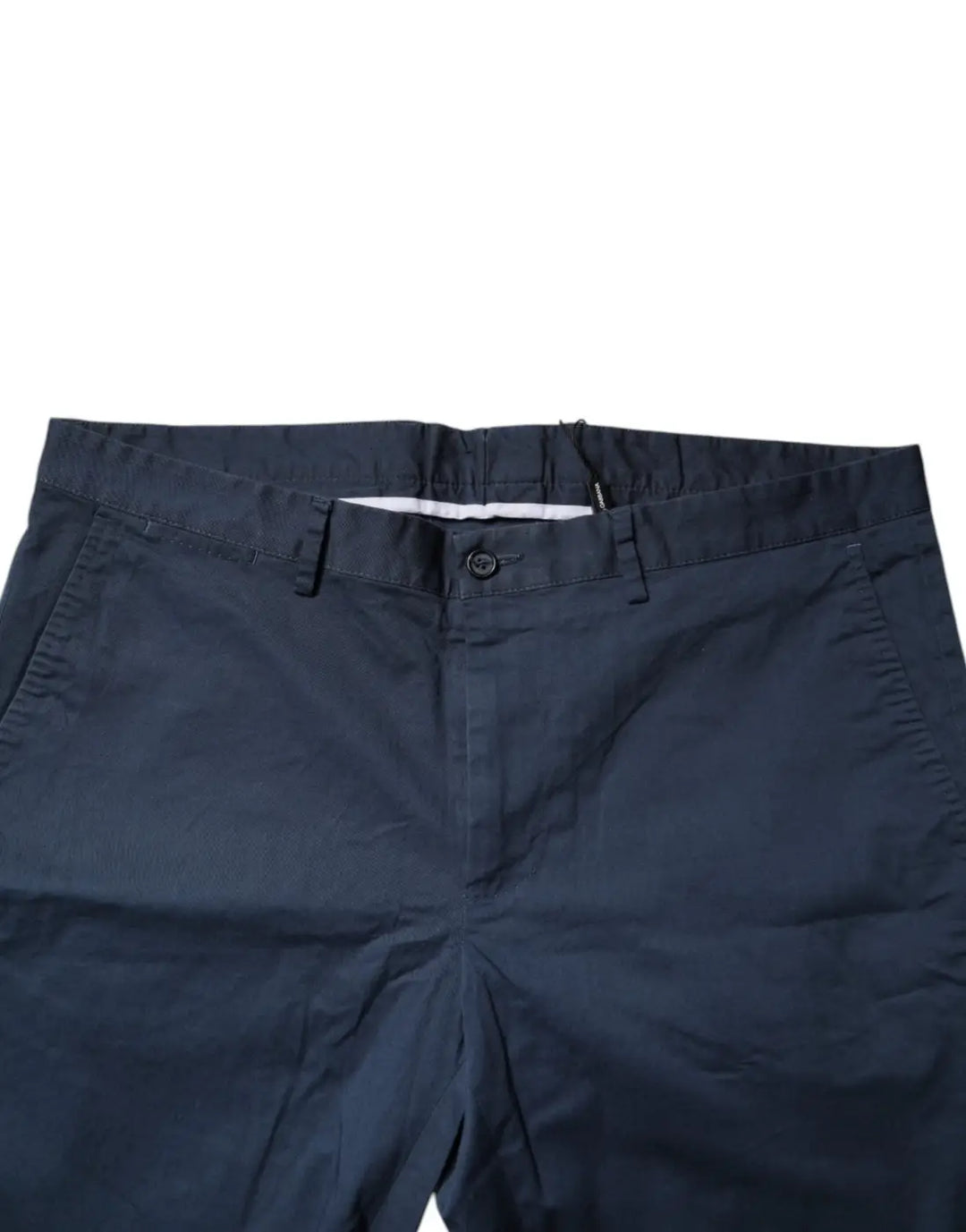 Women’s Dolce &amp; Gabbana Blue Cotton Mid Waist Men Bermuda Shorts