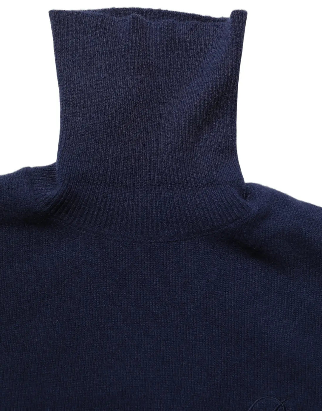 Women’s Dolce &amp; Gabbana Blue Wool Knit Turtleneck Pullover Sweater