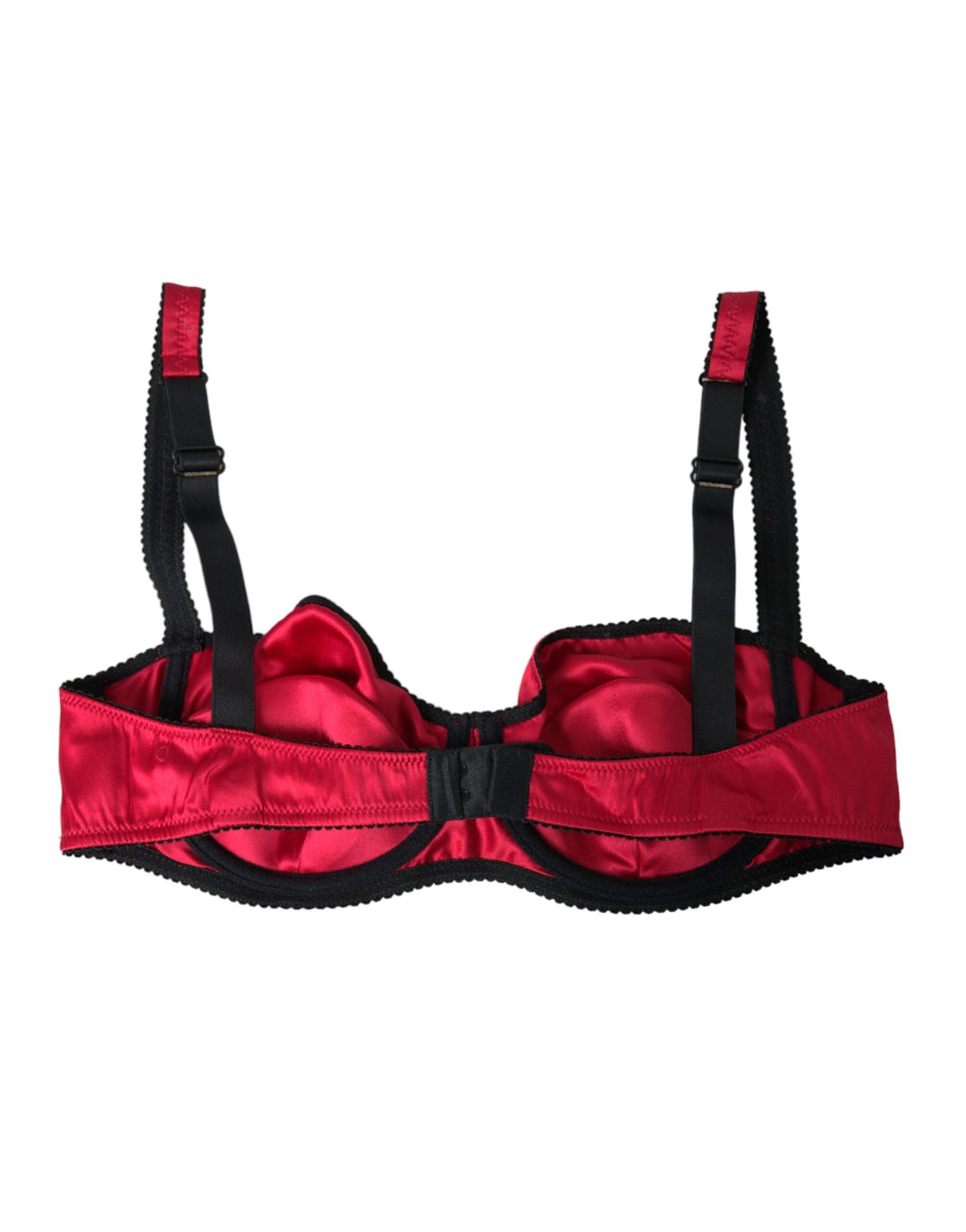 Women’s Dolce &amp; Gabbana Bordeaux Silk Stretch Balconcino Bra Underwear