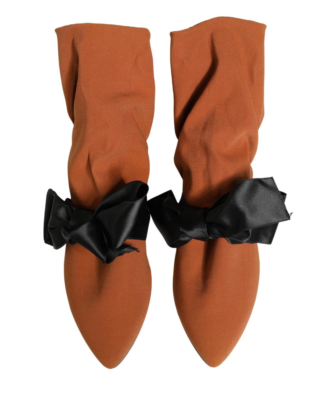 Women’s Dolce &amp; Gabbana Brown Black Suede Boots Shoes