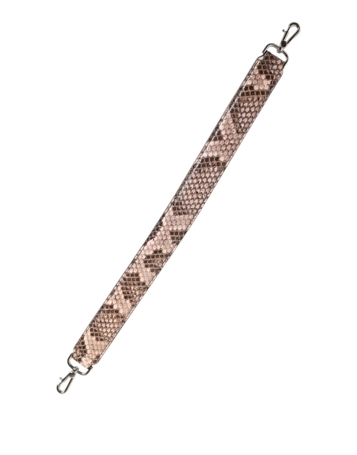 Women’s Dolce &amp; Gabbana Brown Exotic Leather Handbag Accessory Shoulder Strap