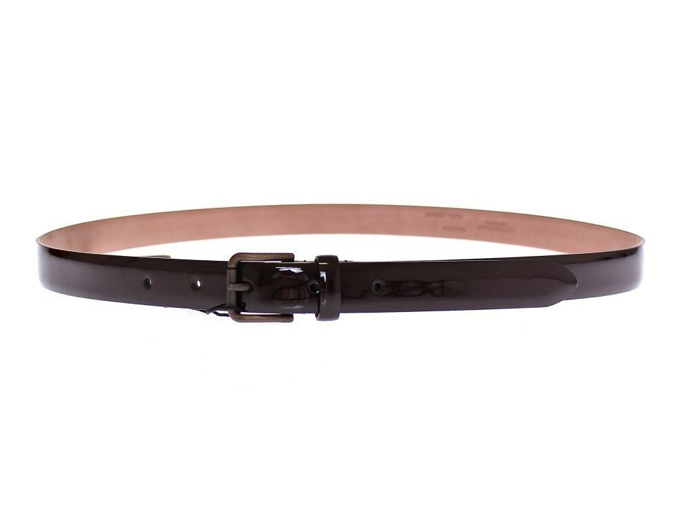 Women’s Dolce & Gabbana Brown Leather Logo Belt Cintura