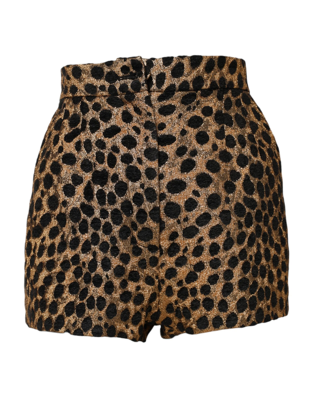 Women’s Dolce & Gabbana Brown Leopard High Waisted Hot Pants Shorts