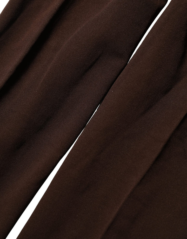 Women’s Dolce &amp; Gabbana Brown Nylon Tights Stockings Pantyhose Socks