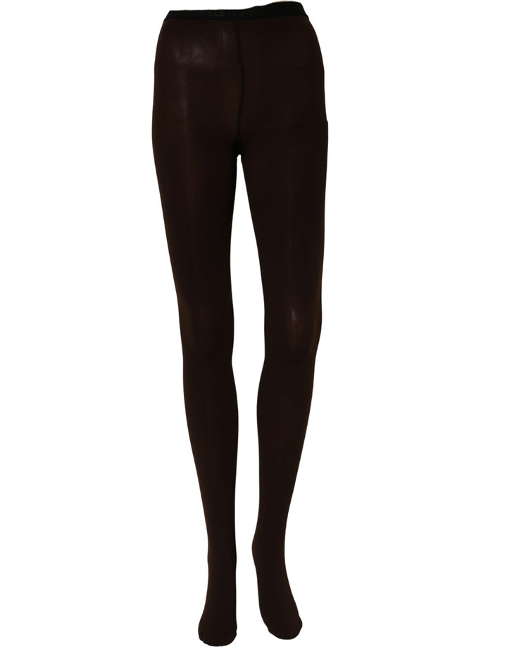 Women’s Dolce &amp; Gabbana Brown Nylon Tights Stockings Pantyhose Socks