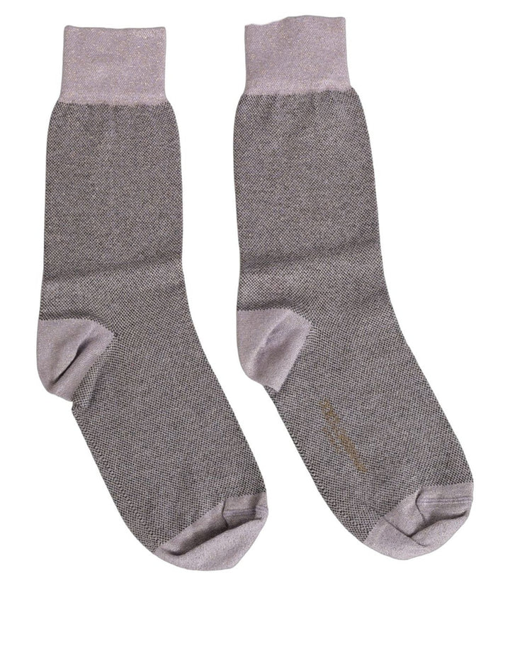 Women’s Dolce &amp; Gabbana Charcoal Grey Logo Mid Calf Women Accessory Socks