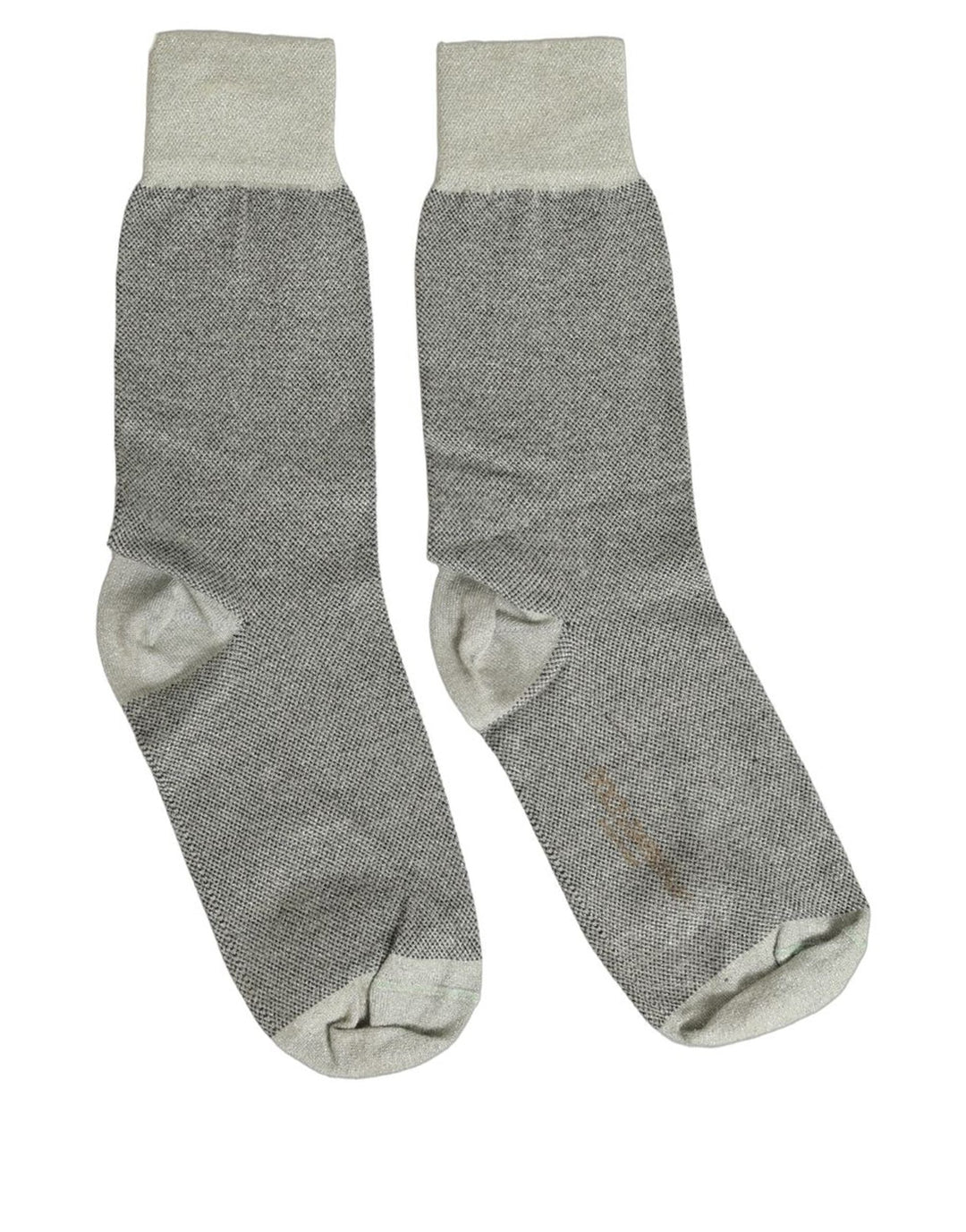 Women’s Dolce &amp; Gabbana Charcoal Grey Logo Mid Calf Women Accessory Socks
