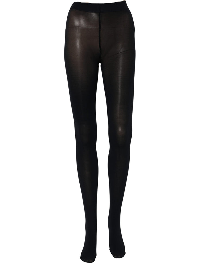 Women’s Dolce &amp; Gabbana Dark Blue Nylon Sheer Tights Stockings Socks