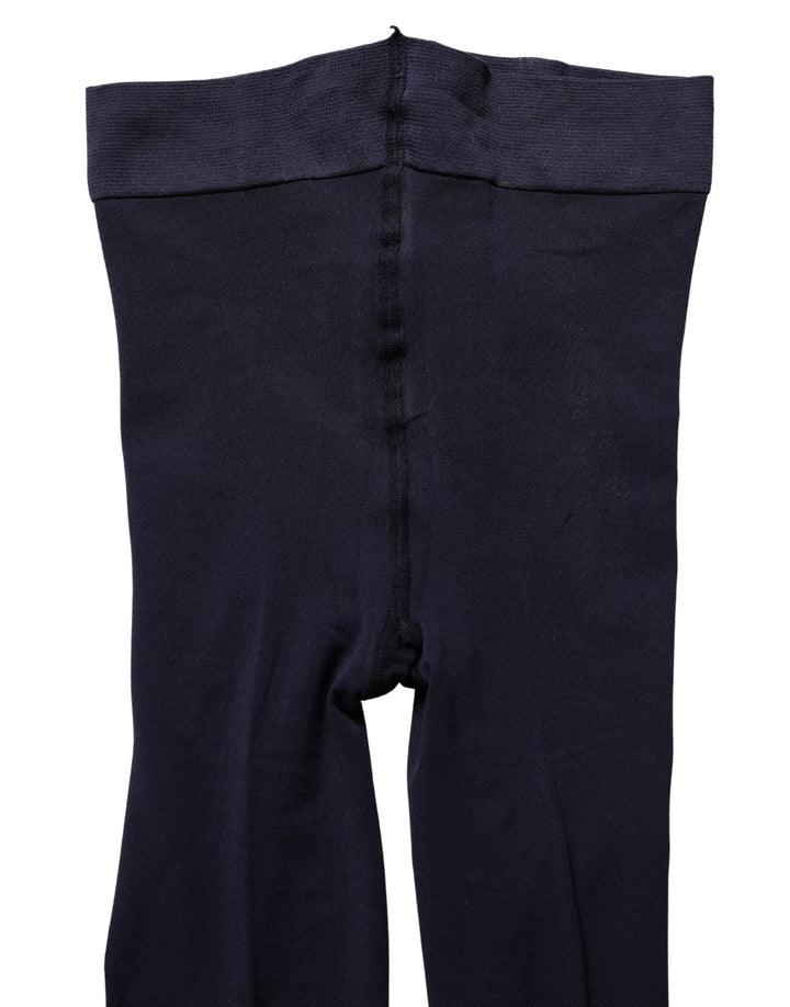 Women’s Dolce &amp; Gabbana Dark Blue Nylon Sheer Tights Stockings Socks