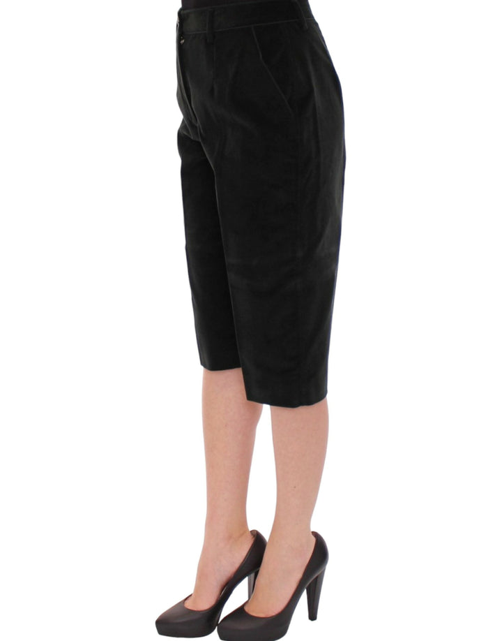 Dolce &amp; Gabbana Dark green cotton shorts pants