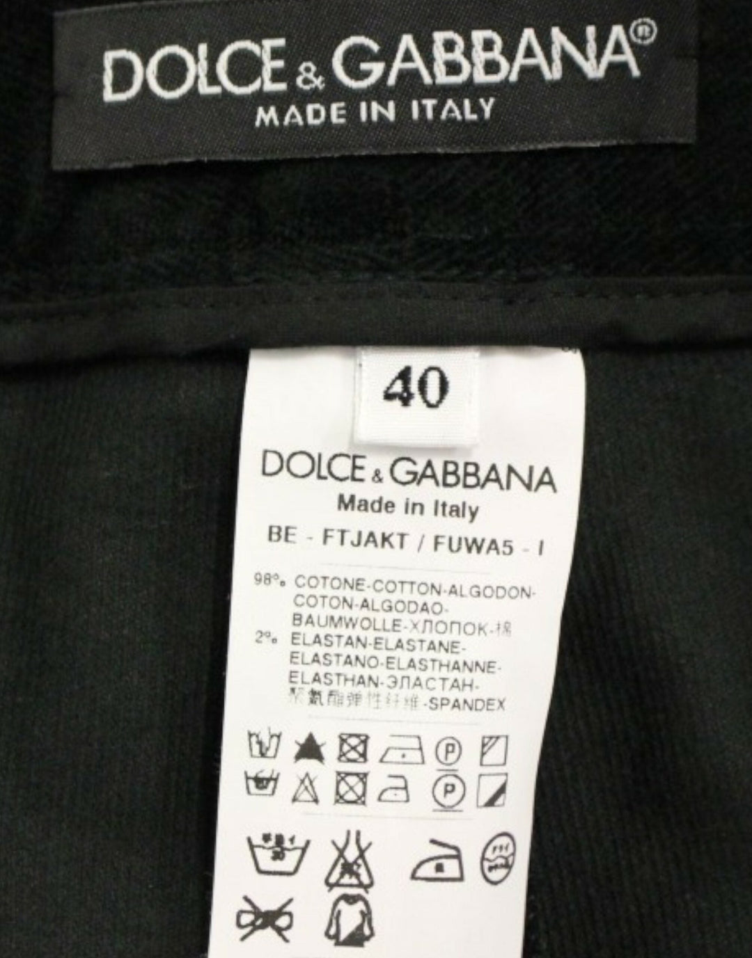 Dolce &amp; Gabbana Dark green cotton shorts pants