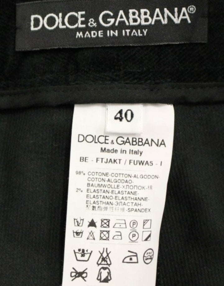 Dolce &amp; Gabbana Dark green cotton shorts pants