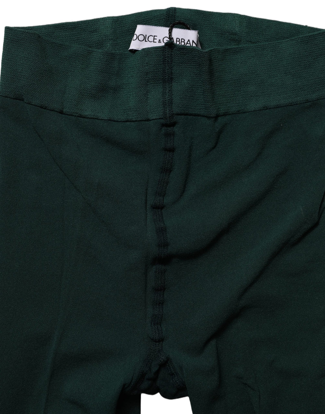 Women’s Dolce &amp; Gabbana Dark Green Nylon Tights Stocking Pantyhose Socks