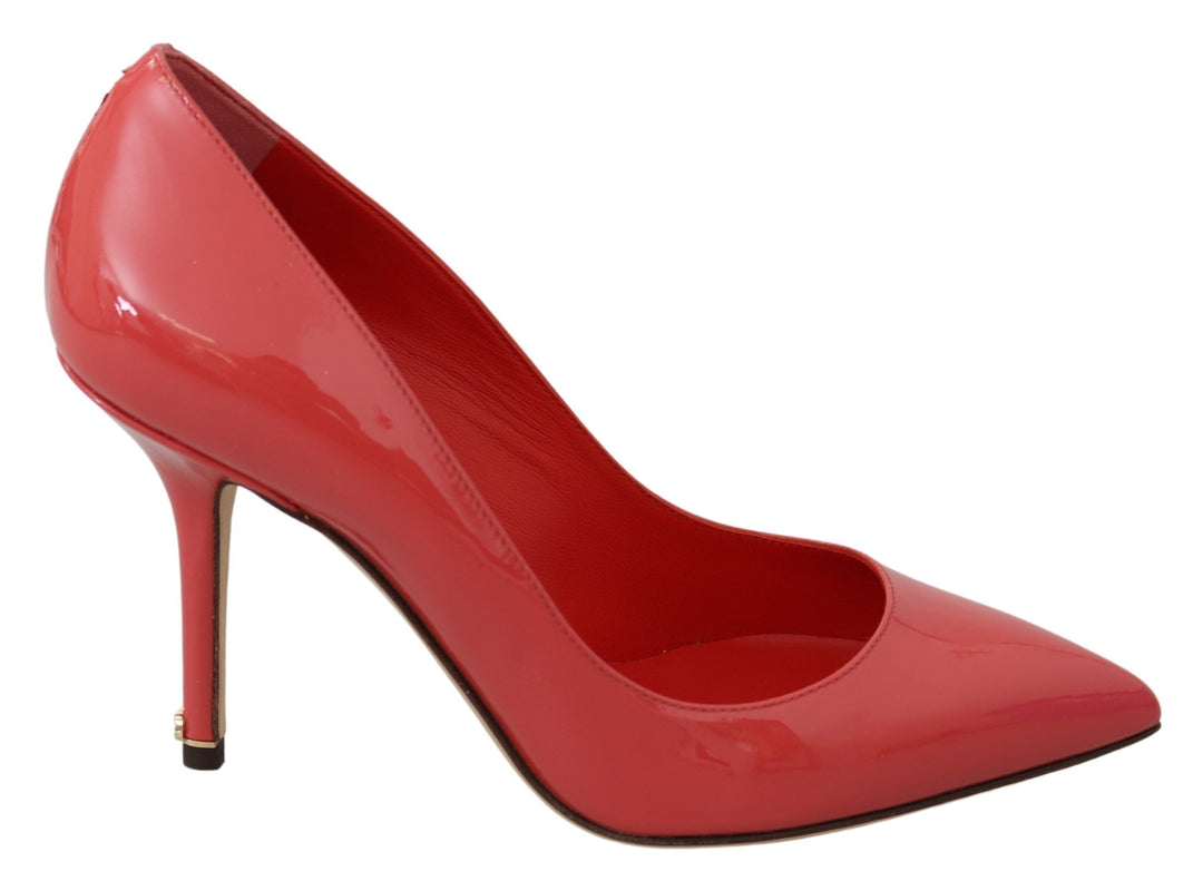 Women’s Dolce &amp; Gabbana Dark Pink Patent Leather Heels Pumps