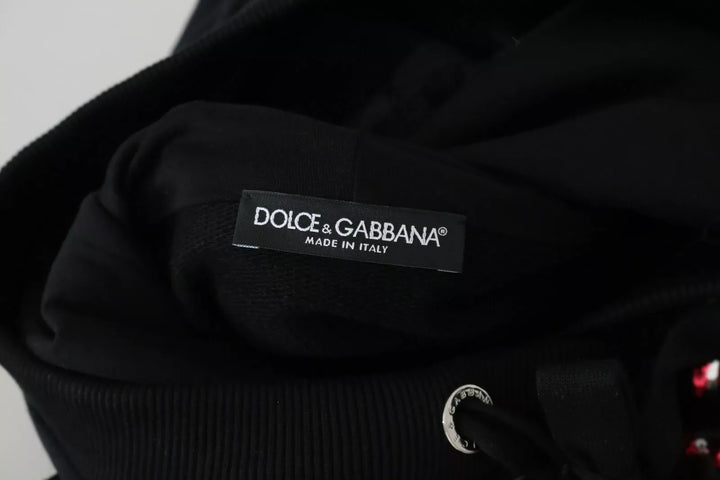 Women’s Dolce &amp; Gabbana Dg Sequined Hooded Pullover Sweater