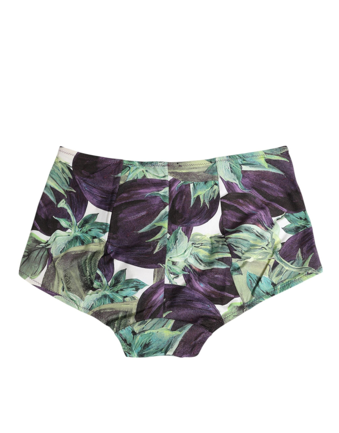 Women’s Dolce &amp; Gabbana Eggplant Print High-waist Briefs Underwear