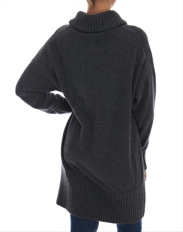 Women’s Dolce & Gabbana Fairy Tale Crystal Gray Cashmere Sweater
