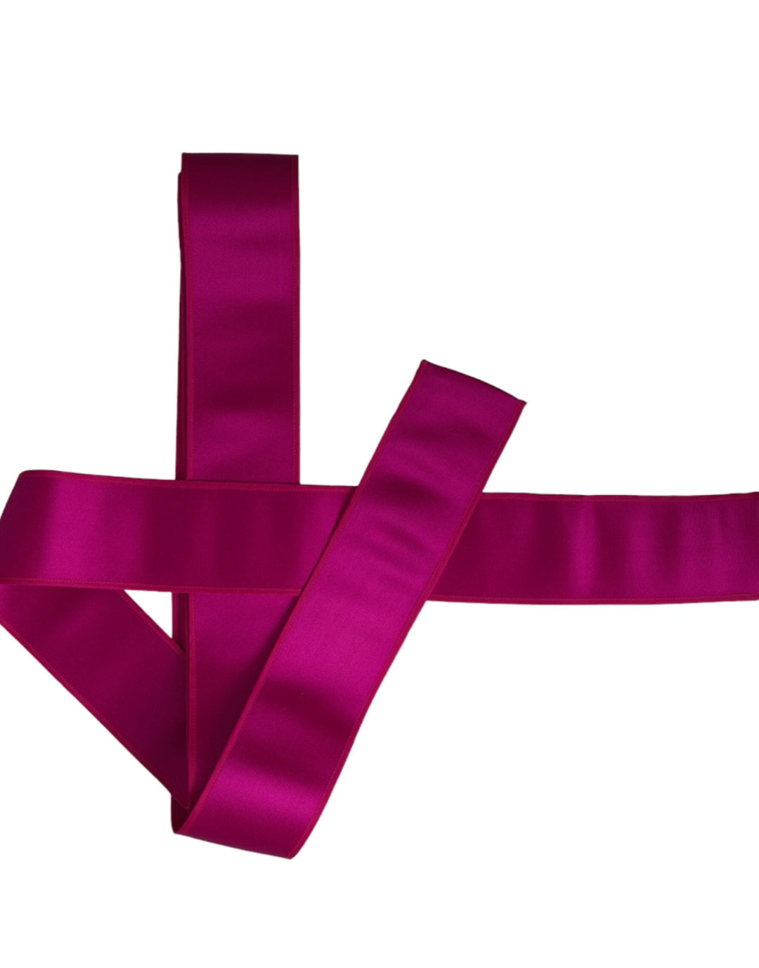 Women’s Dolce &amp; Gabbana Fuchsia Pink Silk Waist Women Belt