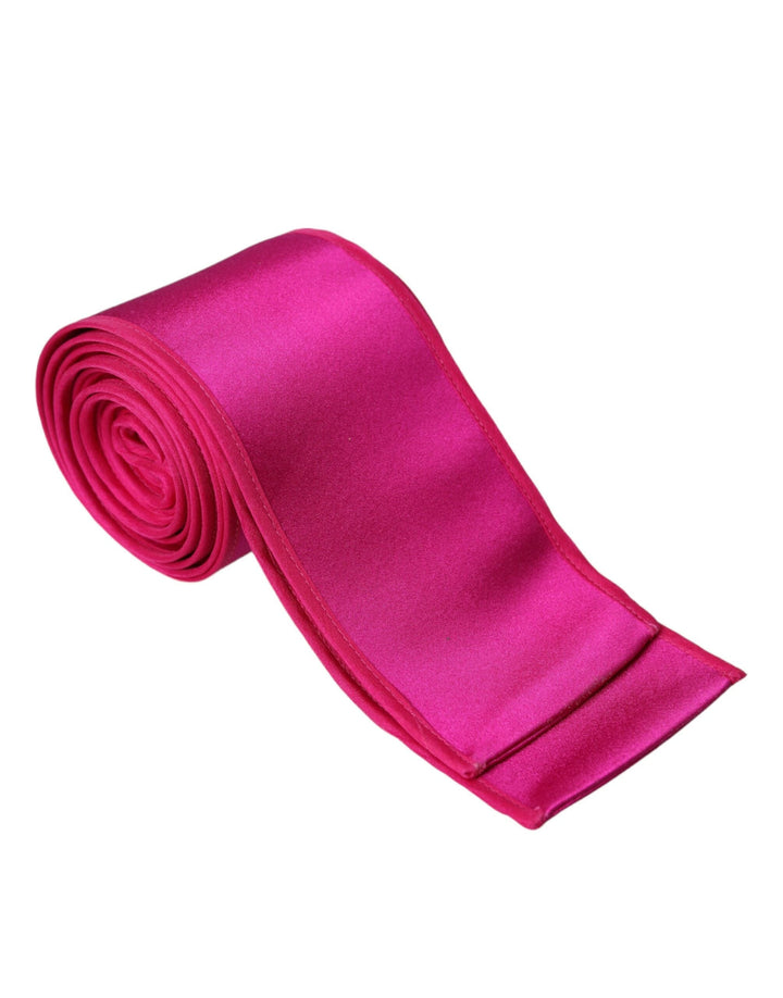 Women’s Dolce &amp; Gabbana Fuchsia Pink Silk Waist Women Belt