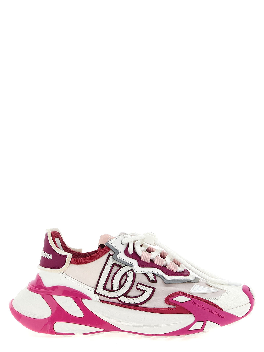 Dolce &amp; Gabbana Fuchsia Viscose Athletic Sneakers